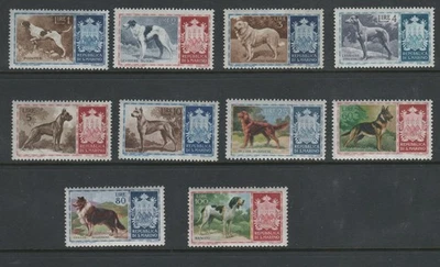 San Marino 1956 Dogs Sc 375 - 384 MNH Set CV $46 - image 1 of 2