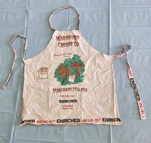 Washburn Crosby Co. Merchant Millers Gold Medal Flour FULL Apron VTG - Picture 1 of 11