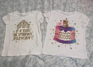 Ich bin 5 und Geburtstag Prinzessin Shirts Mädchen Kinder Platz Größe 5 - Bild 1 von 4