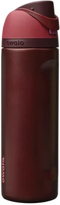Owala Stainless Steel FreeSip 24 oz Water Bottle - Black Cherry