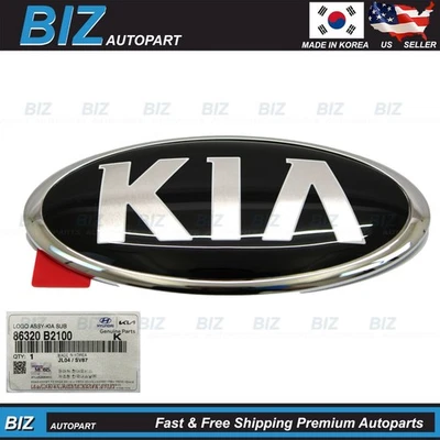 Genuine Rear Trunk Lid Emblem for 2015-2021 Kia Sedona 2014-22 Soul 86320-B2100 - Image 1 of 4