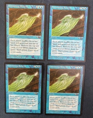 MTG 4X ALLIANCES DIMINISHING RETURNS MAGIC THE GATHERING RARE SORCERY BLUE - Image 1 of 4