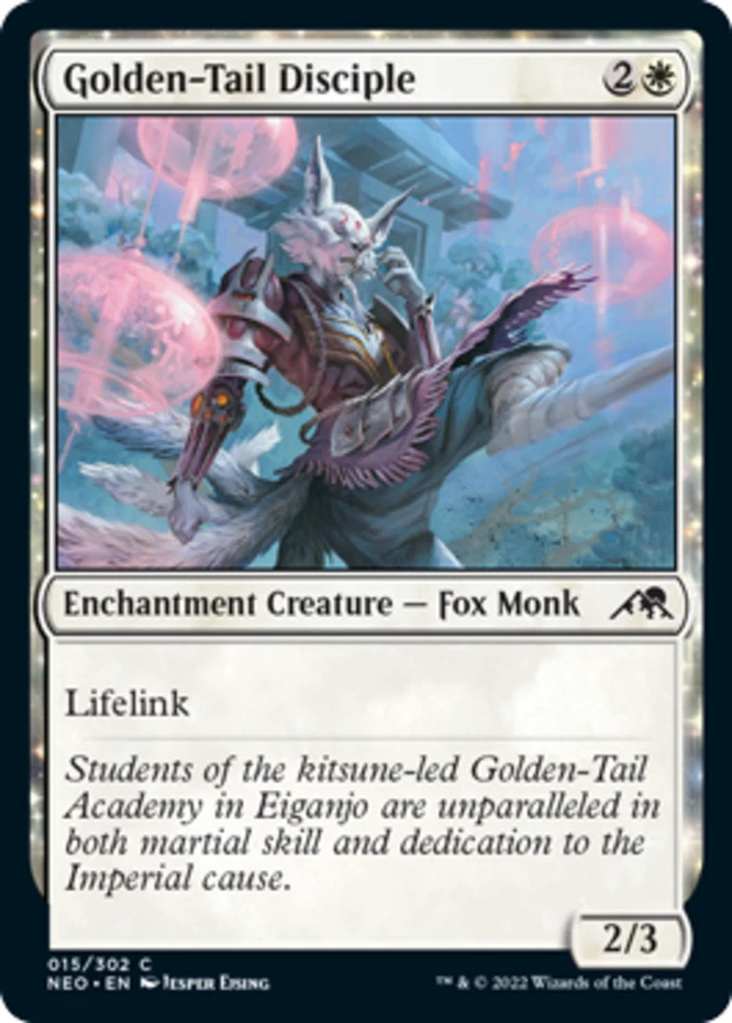 x1 Golden-Tail Disciple - Kamigawa: Neon Dynasty - NM - MTG - Image 1 of 1