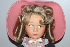 Lote de muñeca de tela grande vintage 1979 Lenci Melania HH - Imagen 1 de 11