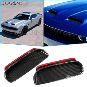 2015-2023 For Dodge Challenger SRT Hellcat Carbon Front Hood Vent Molding Trims - Bild 1 von 12