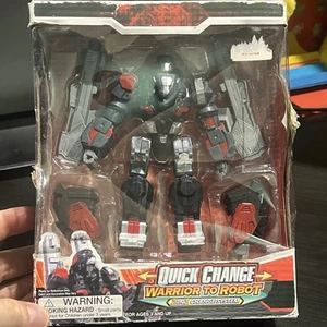 Quick Change WARRIOR TO ROBOT 2 In 1 Change System Action Figure Toy Polyfect - Picture 1 of 7