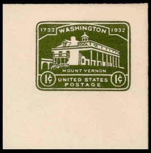SCOTT #U523 VERY FINE MINT FULL CORNER - Picture 1 of 3
