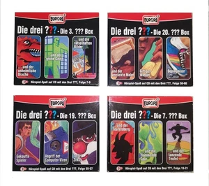 Die Drei ??? Box Sammlung 12 CD's, 3. + 7. + 19. + 20. Box  - Bild 1 von 2
