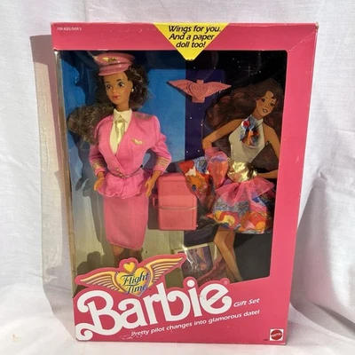 1989 Flight Time Barbie Gift Set Steffi / PJ Face Rare HTF Doll Mattel 2066 - Image 1 of 4