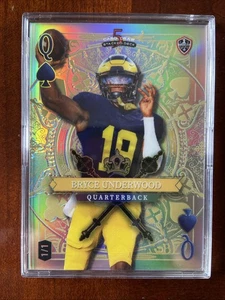 Bryce Underwood 1/1 RC Crystal Holo Prismatic 2024 Wild Card 5 Stacked Deck - Bild 1 von 2
