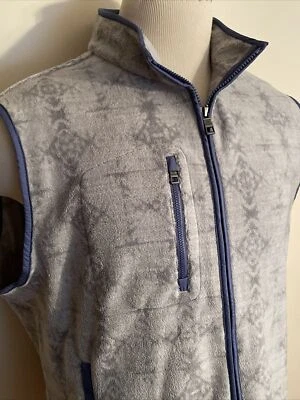 PETER MILLAR CROWN MTN New Men’s Full ZIP Fleece Sleeveless Vest/Jacket Size S - Image 1 of 4