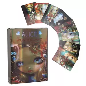 Tarocchi 45 pz flash carta ologramma incredibile interessante Oracle Wonderland - Foto 1 di 9