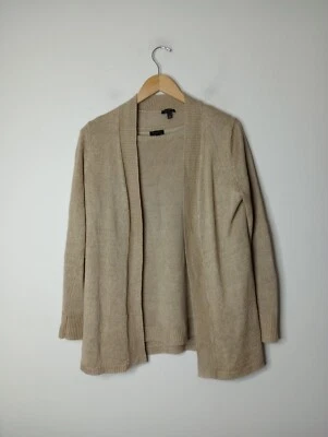 Conjunto Suéter Tejido 100% Lino Talbots Tostado Pequeño Foto 1 de 4