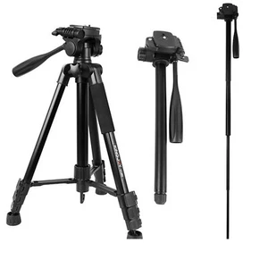 Professional Camera Tripod Stand for DSLR Camera Photography Vlog Live - Picture 1 of 11