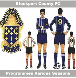 Programme Stockport County Football Edgeley Park Programmes - Various Home Games - Picture 1 of 29