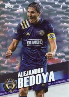 2022 Topps MLS Icy White Foil Parallel Alejandro Bedoya Philadelphia Union #34 M - Image 1 of 3