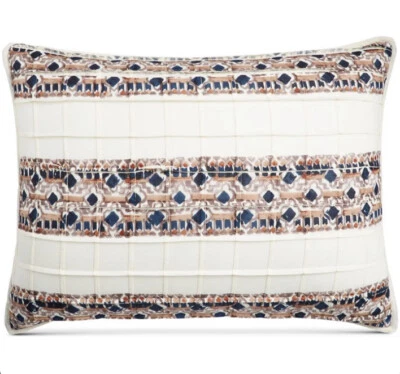 Colección Martha Stewart Pliegues y Gracias Acolchado Falsa Estándar, Multicolor👍 Foto 1 de 4