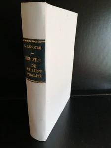 LES FILS DE PHILIPPE-EGALITÉ PENDANT LA TERREUR de G LENOTRE / Révolution - Imagen 1 de 3