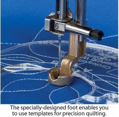nuevo juego de muestra de plantilla de regla para máquina de coser doméstica 1 juego = 6 piezas #RL-06 Foto 1 de 4