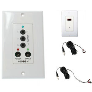 In Wall IR Infrared Remote Control Extender Repeater Wall Plates Fast USA Seller