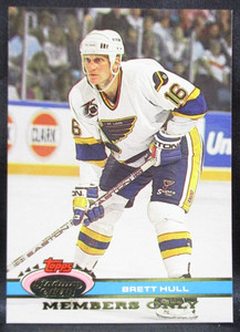 1991 Topps Stadium Club Members Only Brett Hull Hockey Card (002)