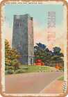 Metal Sign - Massachusetts Postcard - Field Tower, Field Park, Brockton, Mass.