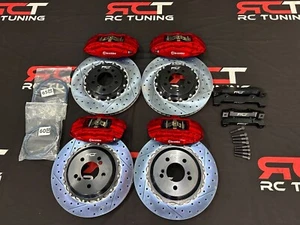 DODGE CHARGER CHALLENGER CALIPERS BBK KIT 4 PISTON BRAKES UPGRADE FRONT REARS - Picture 1 of 11