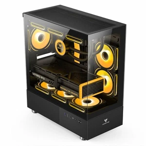 LIQUID COOLED ARGB Gaming PC Desktop i7 32GB DDR4 1TB SSD RX580 Win11 WIFI6 - Picture 1 of 13