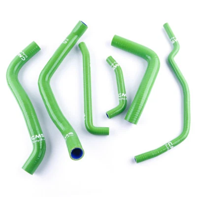 Silicone Radiator Coolant Hose Kit For 2006-2009 Suzuki GSXR600 GSXR750 Green - Imagem 1 de 4
