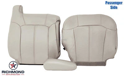 00-02 雪佛兰 Tahoe 4x4 2WD Z71 LT-Passenger 侧面完整皮革座椅套 TAN — 第 1/4 张图片