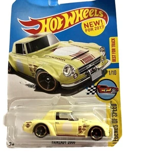 Hot Wheels #22 2017 Legends of Speed 1/10 Datsun FAIRLADY 2000 Yellow New - Picture 1 of 4