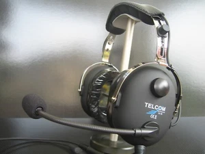 TELCOM TC-50 Piloten Headset Kopfhörer für die allgemeine Luftfahrt - Bild 1 von 5