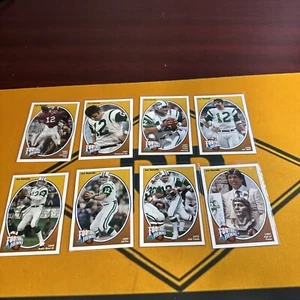 1991 Upper Deck Football Heroes Joe Namath 8 Card Lot 10-17 - Picture 1 of 10