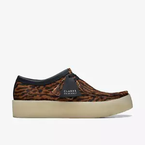 Clarks Women Wallabee Cup Black Suede 26170046 - Picture 1 of 6