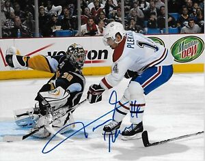 Autographed Montreal Canadiens Tomas Plekanec 8x10 Photo #2 Original