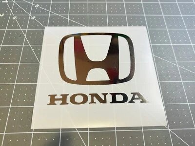 Honda Die Cut Vinyl Decal Many Sizes & Colors DOES NOT FIT/COVER FACTORY EMBLEMS Foto 1 de 4