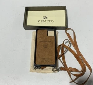 Venito Florence Wallet Case for iPhone XR with Strap Coffee Brown TN03 *NEW* - Picture 1 of 3