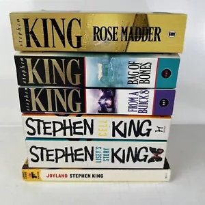 Stephen King 6x Paperback Book Bundle Thriller Horror Novels some rainbow - Picture 1 of 10