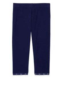 Damen Capri-Leggings Caprihose Extra Tight mit Spitze blau GR.S/36/38 NEU - Bild 1 von 1