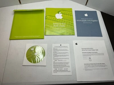 Apple Displays Software CD 1.7. Setting Up Your Studio Display 17 In CRT Manual - Image 1 of 4