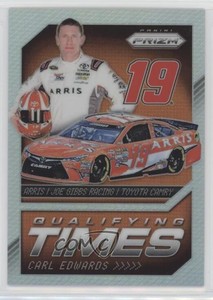 2016 Panini Prizm NASCAR Qualifying Times Prizm Carl Edwards #QT1