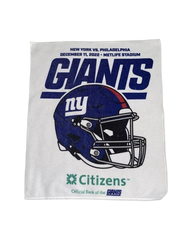 New York Giants Vs Philadelphia Eagles Rally Towel December 11 2022 SGA Metlife Cover