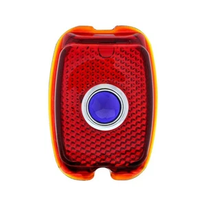 Glass Tail Light Lens With Blue Dot, Fits Chevy 1937-38 Passenger Car, 40-53 Tru - Picture 1 of 1