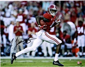 Jerry Jeudy Alabama Crimson Tide Signed 8" x 10" Solo Run Photo - Picture 1 of 1