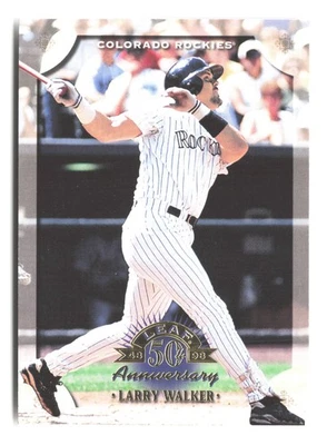 1998 Leaf #114 Larry Walker - Image 1 of 2