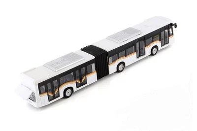 1100w Sonic Articulated Bus with Sounds and Lights(11.5"diecast model car,White) - Image 1 of 4