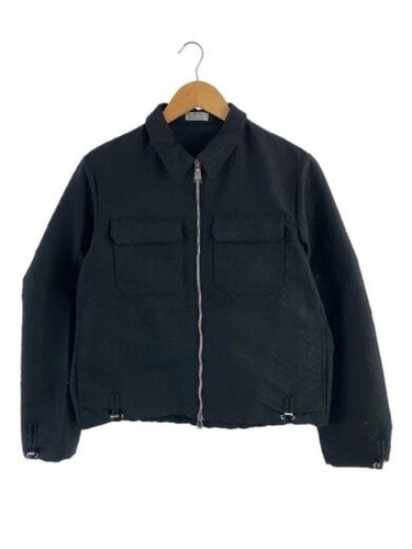 Dior HOMME CD Diamante Giacca 46 Poliestere BLK 