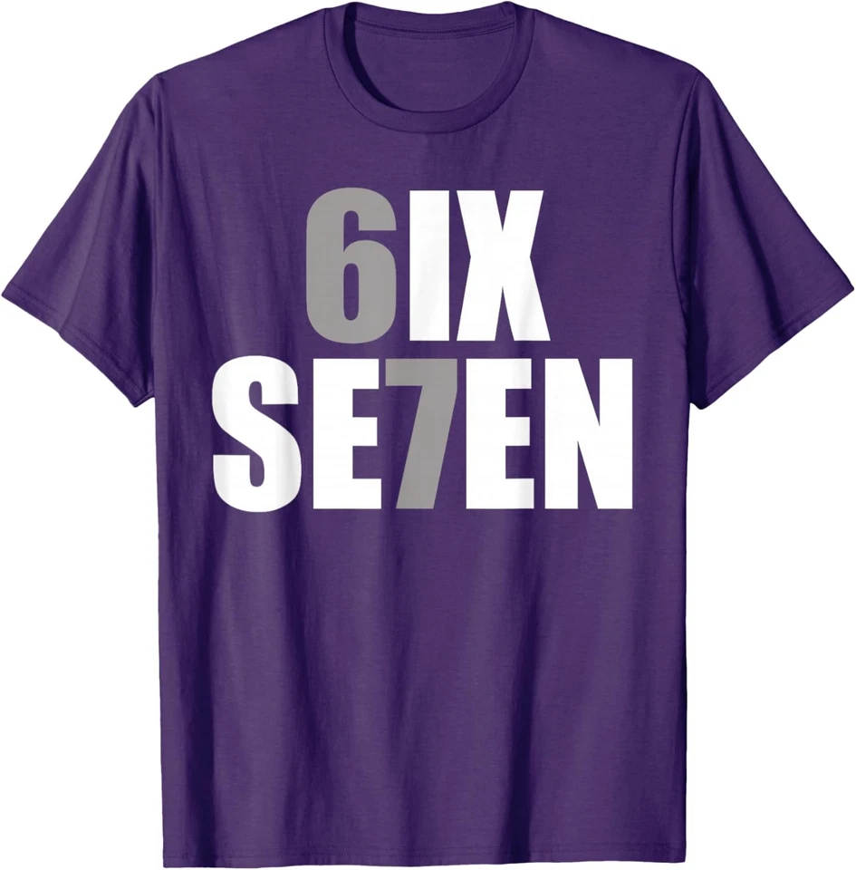 Camiseta unisex Fun Six Seven 6 7 Meme Design 6 7 Design Meme Foto 1 de 1