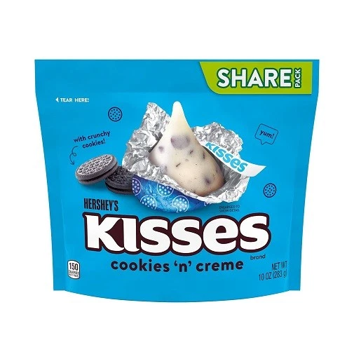 Hershey's Kisses Cookies 'n' Creme Chocolate Candy - Image 1 of 1