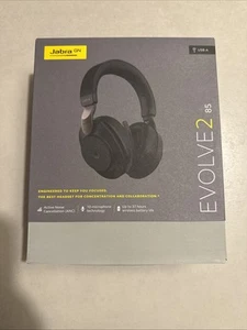 Auricolari con Microfono Jabra EVOLVE2 85 Nero - Zdjęcie 1 z 7